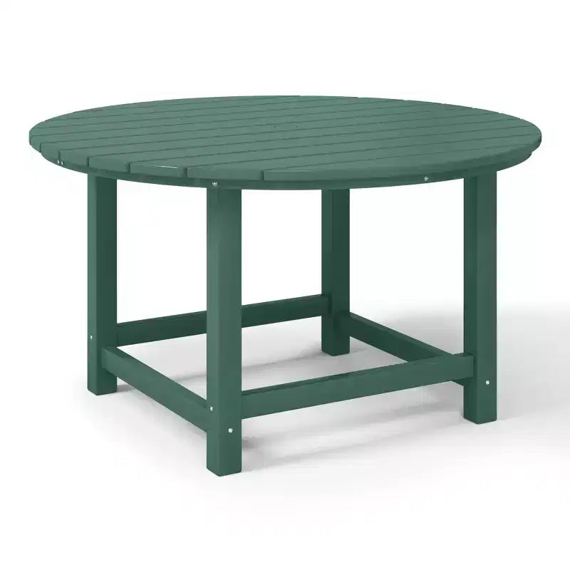 WestinTrends Malibu Kids 5-Piece HDPE Outdoor Patio Round Dining Table and Chairs Set