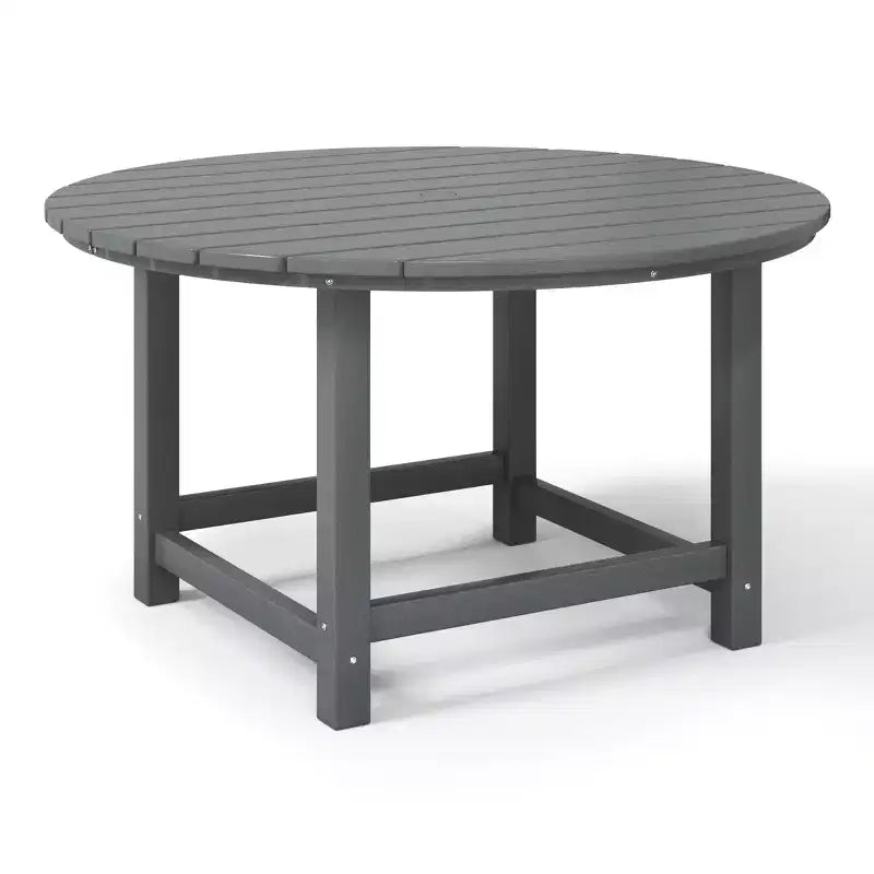 WestinTrends Malibu Kids 5-Piece HDPE Outdoor Patio Round Dining Table and Chairs Set