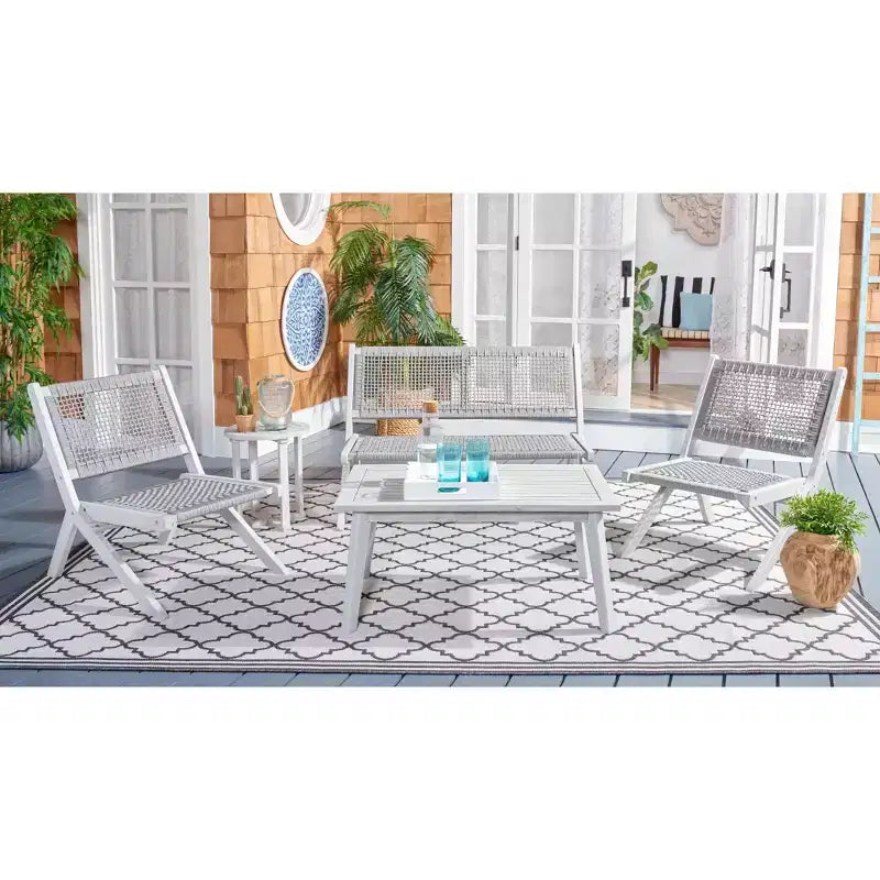 Kobina 5 Piece Living Set - Indoor/Outdoor - PAT7314 - Safavieh