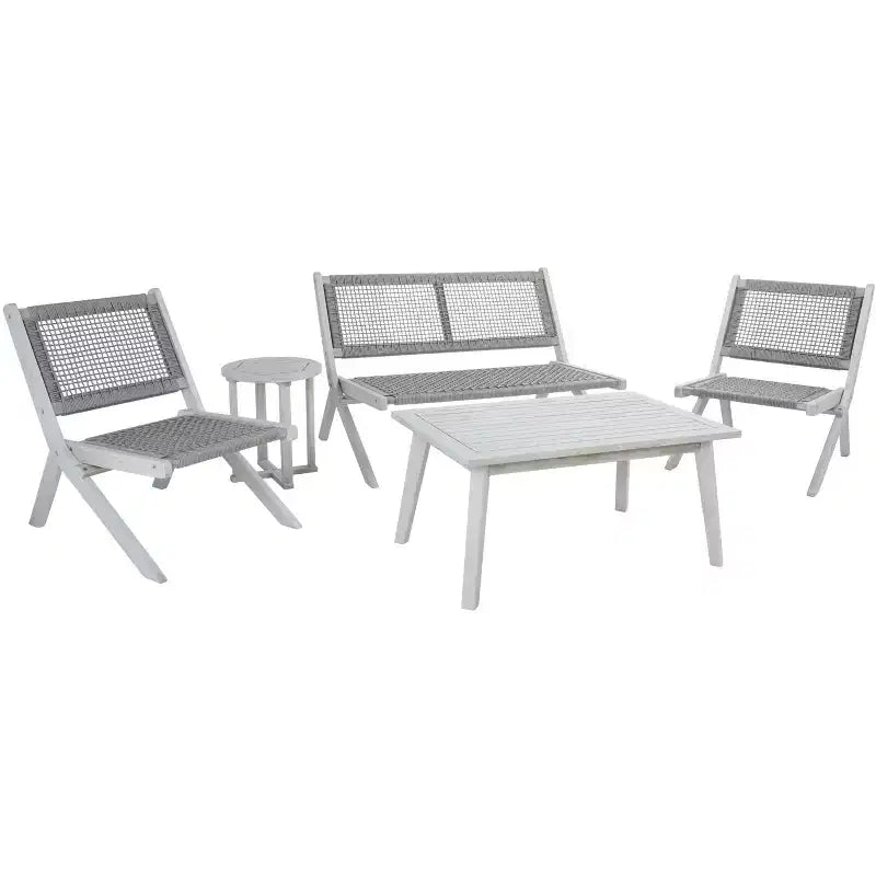 Kobina 5 Piece Living Set - Indoor/Outdoor - PAT7314 - Safavieh