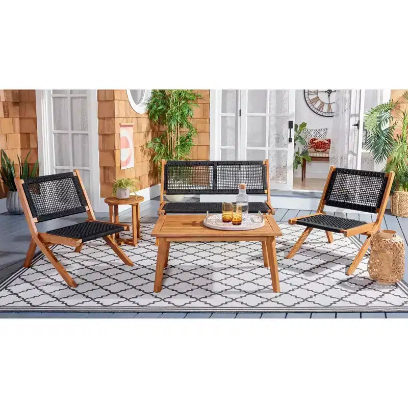 Kobina 5 Piece Living Set - Indoor/Outdoor - PAT7314 - Safavieh