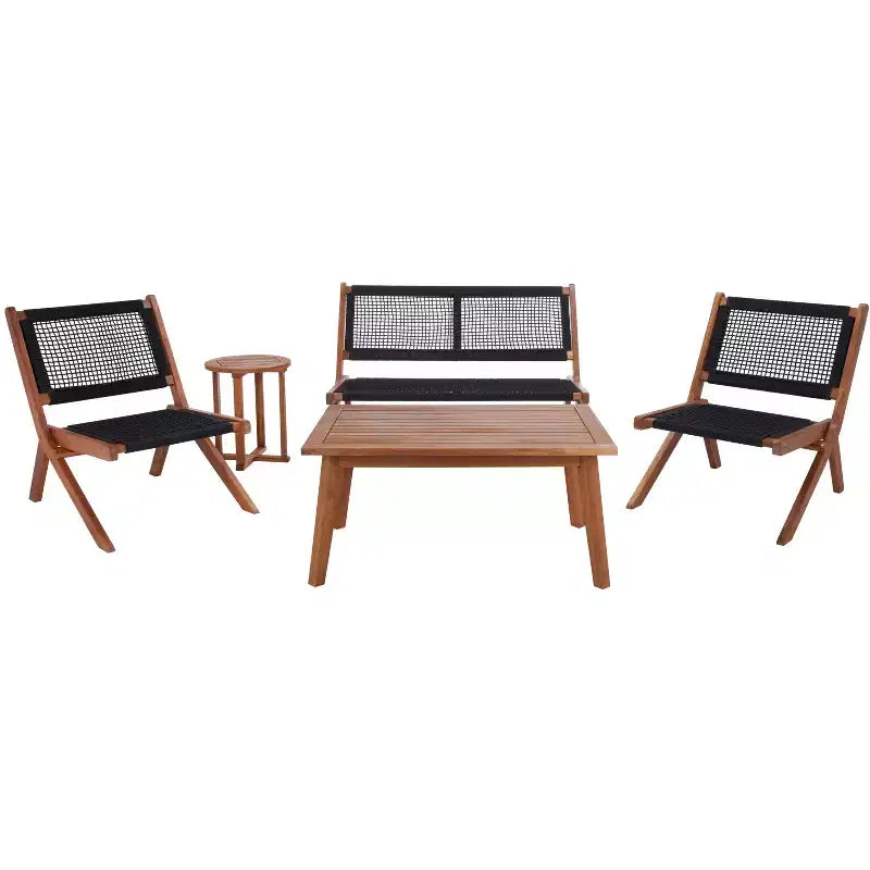 Ensemble de 5 meubles de salon Kobina - Intérieur/Extérieur - PAT7314 - Safavieh