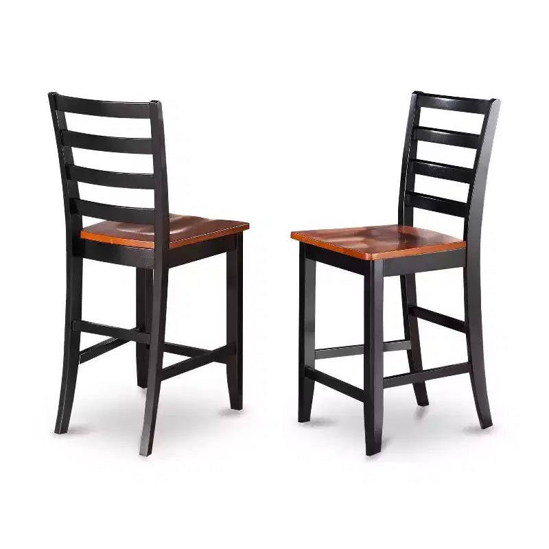 HomeStock Counter Height Dining Set Pub Table 4/6 Chairs 54x54 Inch Kitchen Set