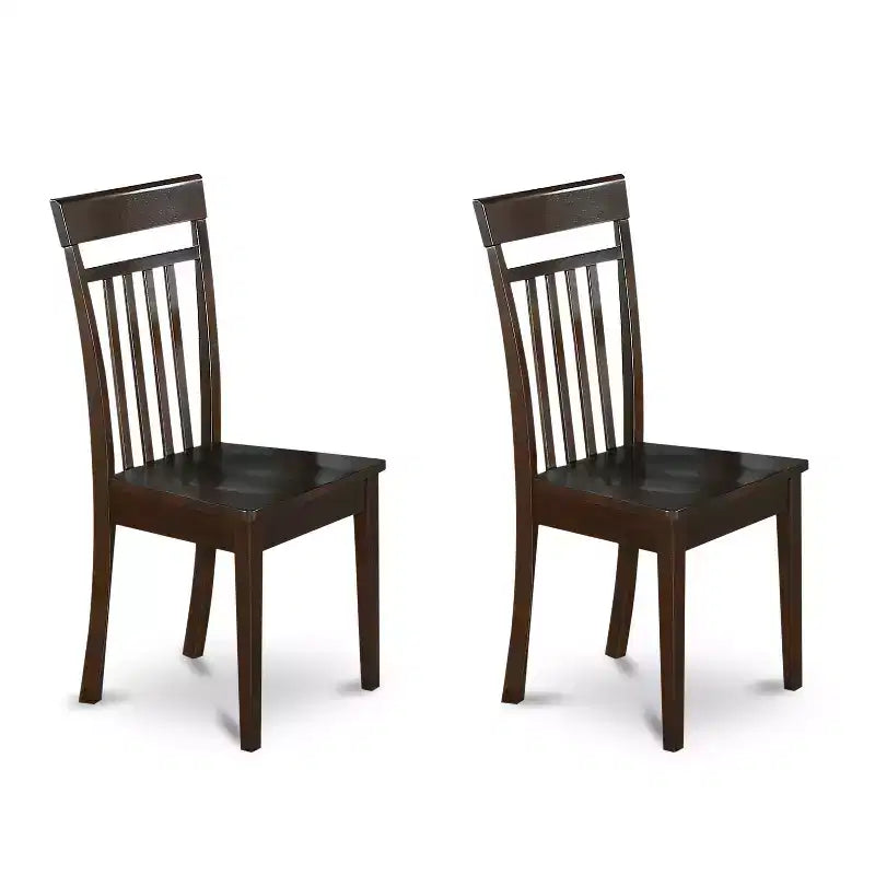 HomeStock Henley Rectangle Dining Table Set Cappuccino