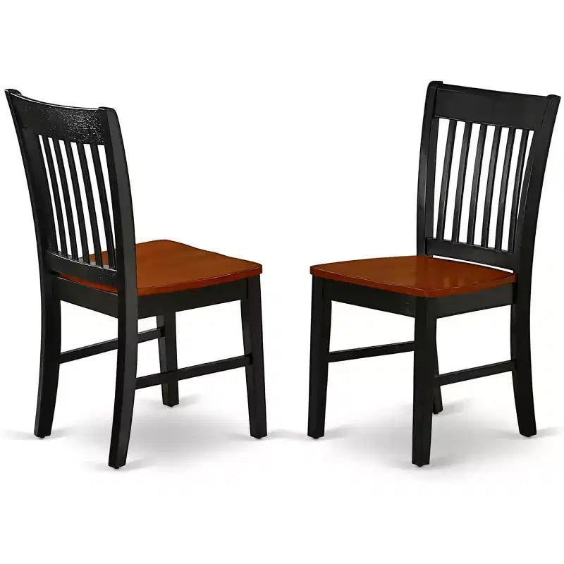 HomeStock ANNO5 Black Cherry Round Pedestal Dining Set
