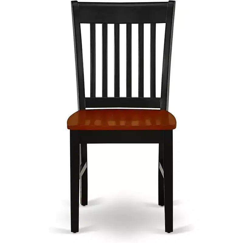 HomeStock ANNO5 Black Cherry Round Pedestal Dining Set