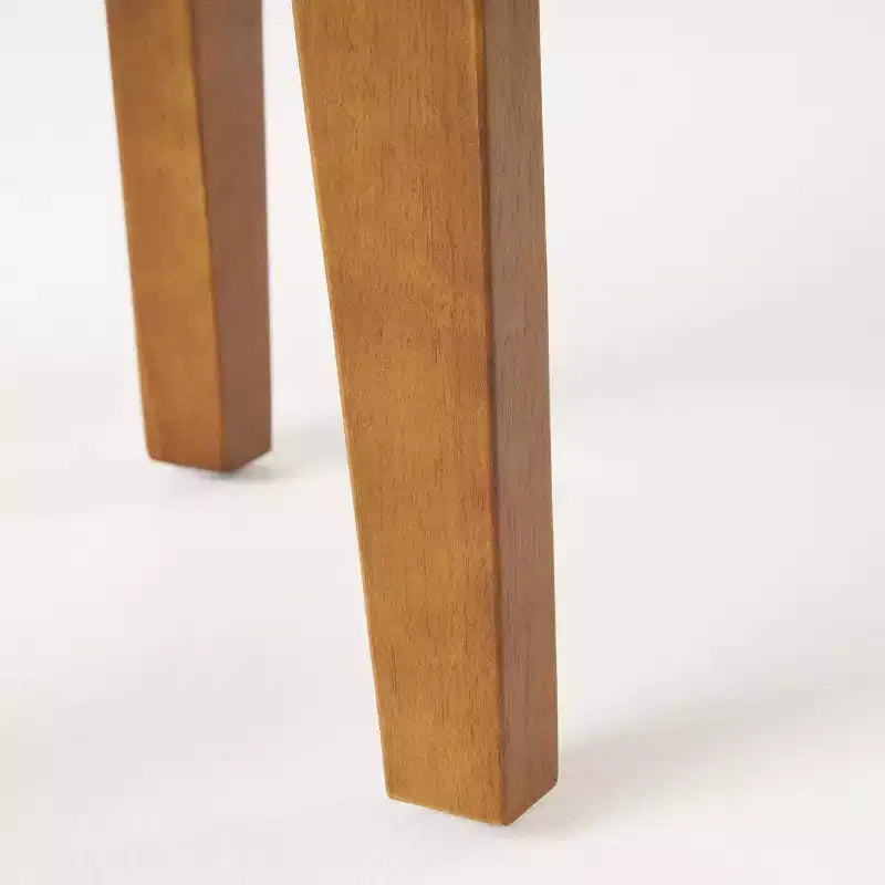 GDFStudio Lorie Outdoor Acacia Wood Club Chair and Side Table Set with Cushions, Teak/White