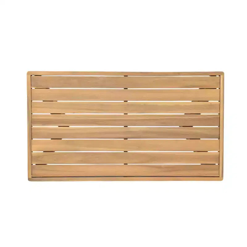 Christopher Knight Home Yantic 4 Piece Outdoor Modern Acacia Wood Chat Set with Water-Resistant Cushions
