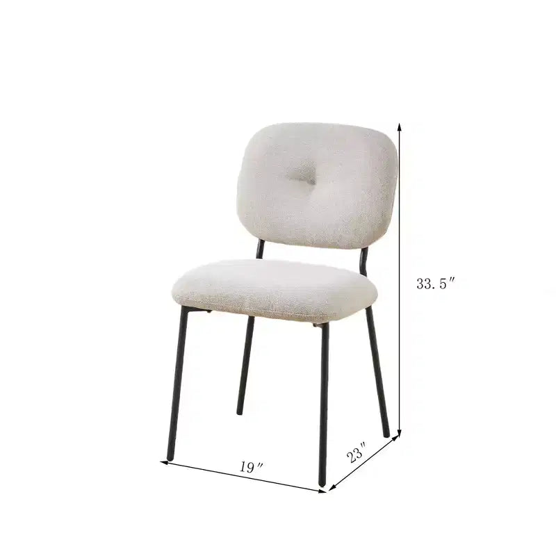 5 PCS Dining Set for 4, Modern Dining Table Set with 4 Upholstered Dining Chairs, Turquoise & Beige & White - ModernLuxe