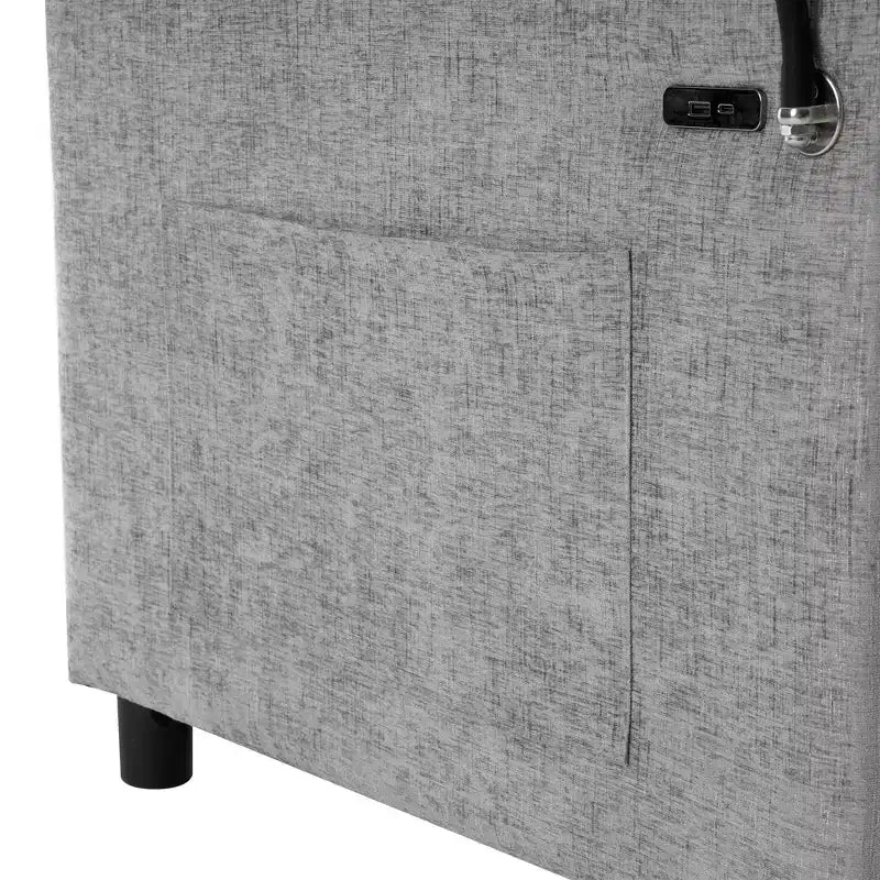 Merax Comfortable Chenille Loveseat Sofa with Pull-Out Sofa Bed