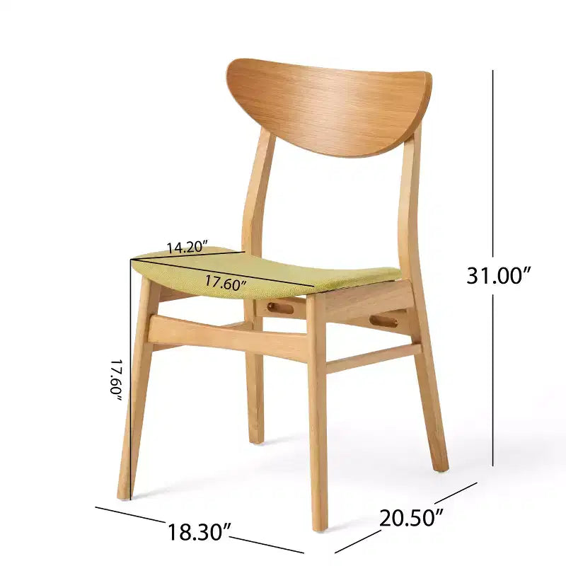 Christopher Knight Home Anise Mid Century Modern Fabric Upholstered Wood 5 Piece Dining Set
