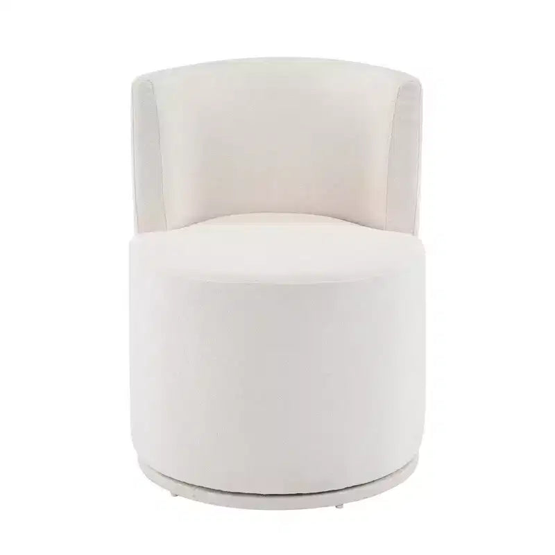 Christopher Knight Home Morrick 5 Piece Mid-Century Modern Swivel Upholstered Dining Chairs with Rubberwood Dining Table