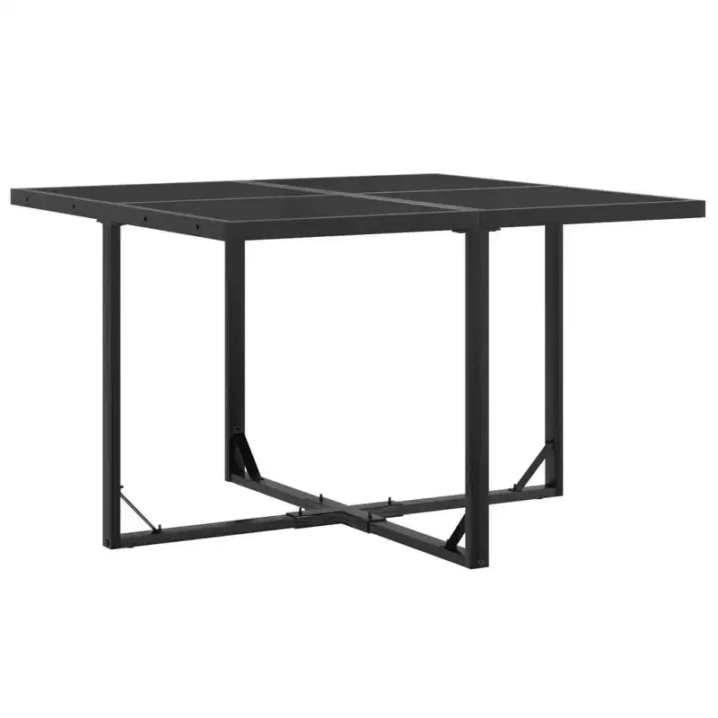 vidaXL Patio Dining Set Garden Table and Chairs Outdoor Furniture Textilene