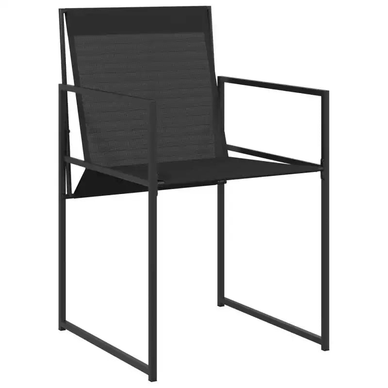 vidaXL Patio Dining Set Garden Table and Chairs Outdoor Furniture Textilene