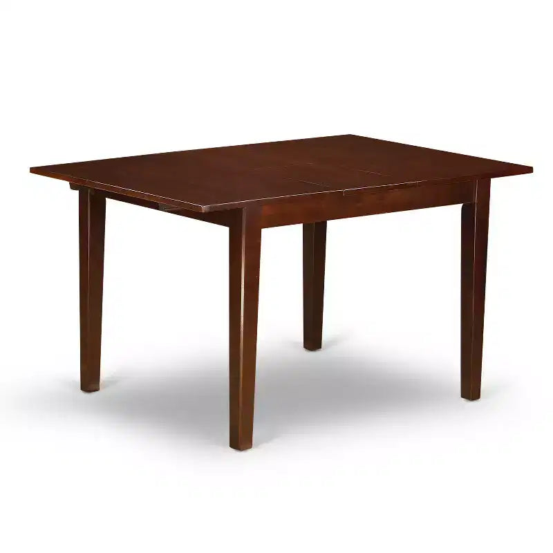 Dining Room Table Set with Chairs & Bench - 6 Piece Rectangle Table & Kitchen Seating