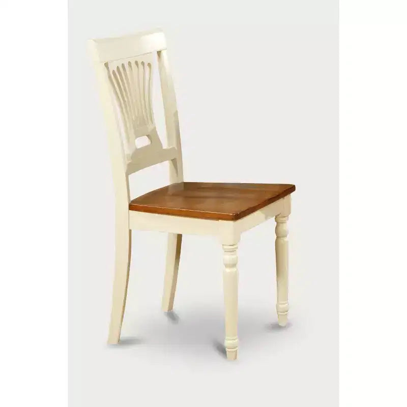 Dining Table Set 5 Piece Kitchen Table with Chairs - Round Extension Leaf Table