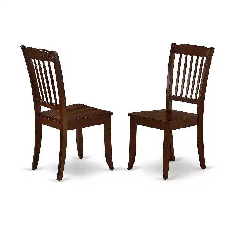 Rectangular Dining Set 7Pc - Rococo Style Table & Chairs - Elegant Dining Room Furniture