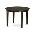 HomeStock 5-Piece Round Cappuccino Finish Solid Wood Top Dining table with 4 Chairs