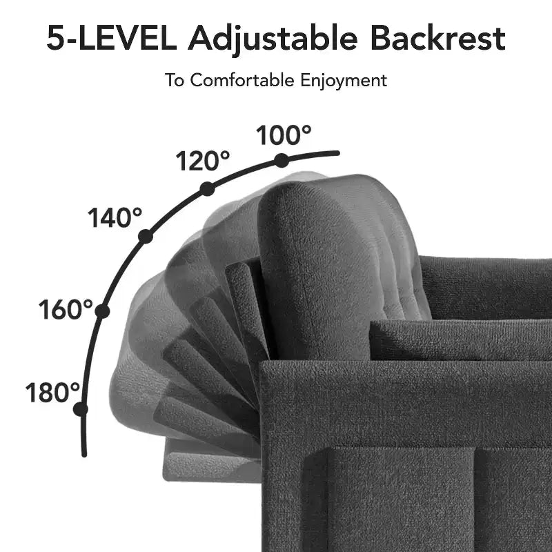 Dyonery 51 Sleeper Sofa Bed Couch with Side Pocket, Small 2 in 1 Convertible Loveseat Sleeper Couch for Apartment,Bedroom and Small Space