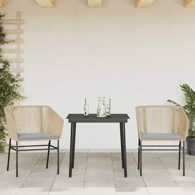 vidaXL Garden Dining Set with Cushions in Different Colors and Sizes
