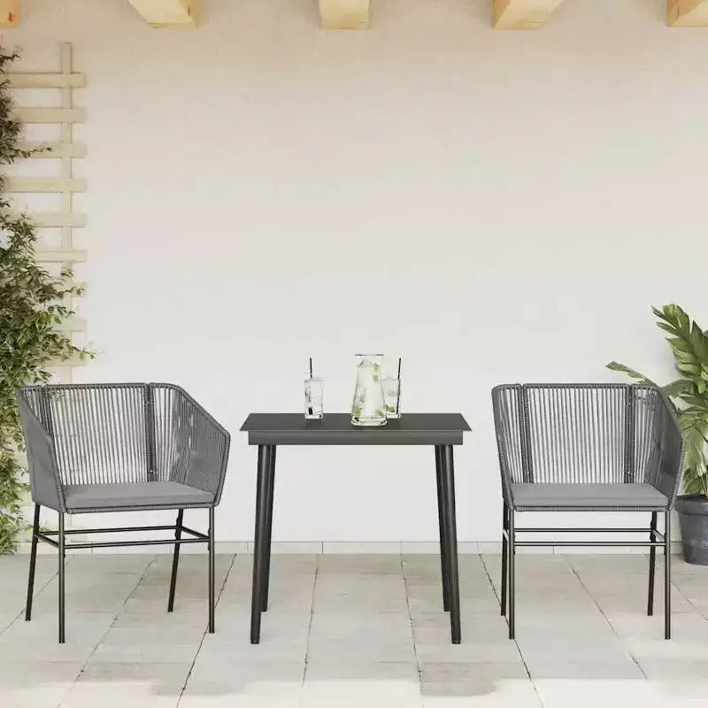 vidaXL Garden Dining Set with Cushions in Different Colors and Sizes