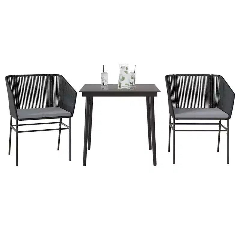 vidaXL Garden Dining Set with Cushions in Different Colors and Sizes