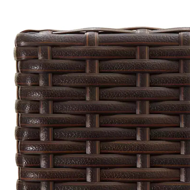 vidaXL Trendy Garden Bar Set with Rattan and Glass