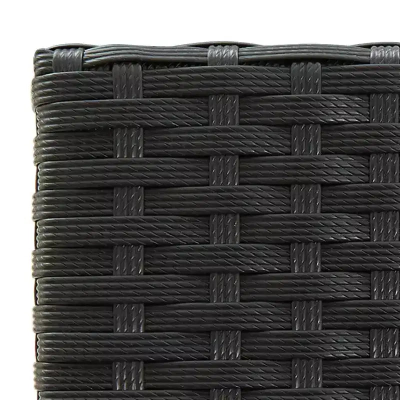 vidaXL Trendy Garden Bar Set with Rattan and Glass