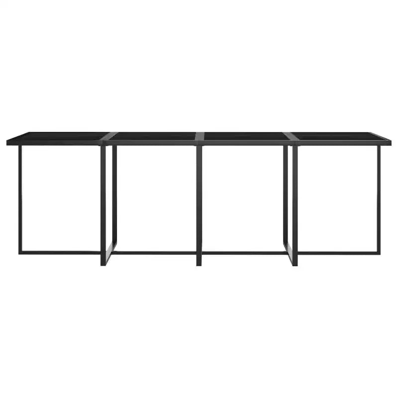 vidaXL Patio Dining Set Outdoor Table and Chairs Furniture Set Poly Rattan