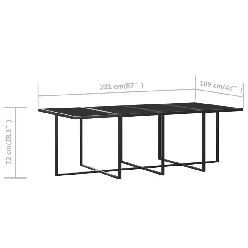 vidaXL Patio Dining Set Outdoor Table and Chairs Furniture Set Poly Rattan