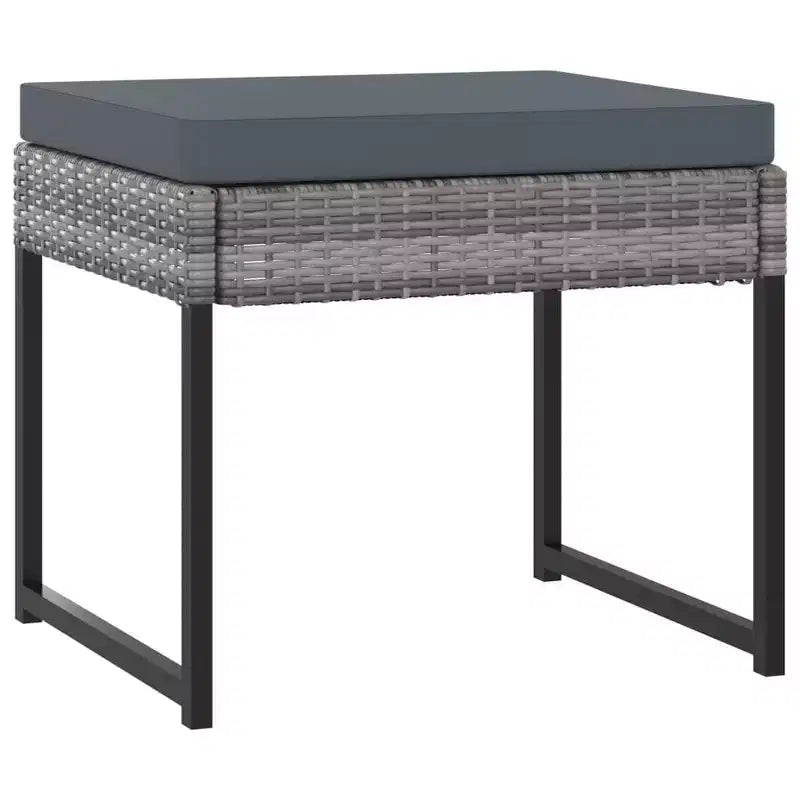 vidaXL Patio Dining Set Outdoor Table and Chairs Furniture Set Poly Rattan