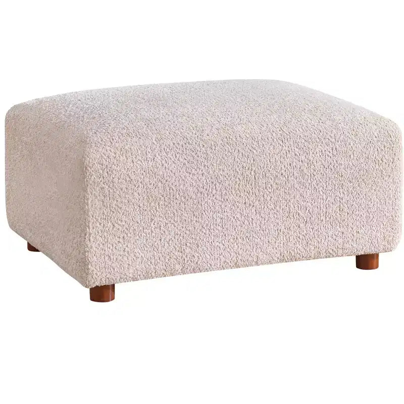 Christopher Knight Home Floria 126'' Modern Boucle Upholstered 5-Seater Sectional Sofa with Ottoman