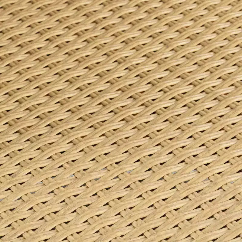 ModernLuxe 3pcs Outdoor Conversation Set Wicker Patio Chat Set, PE Rattan Chairs with Cushions & Tempered Glass Table