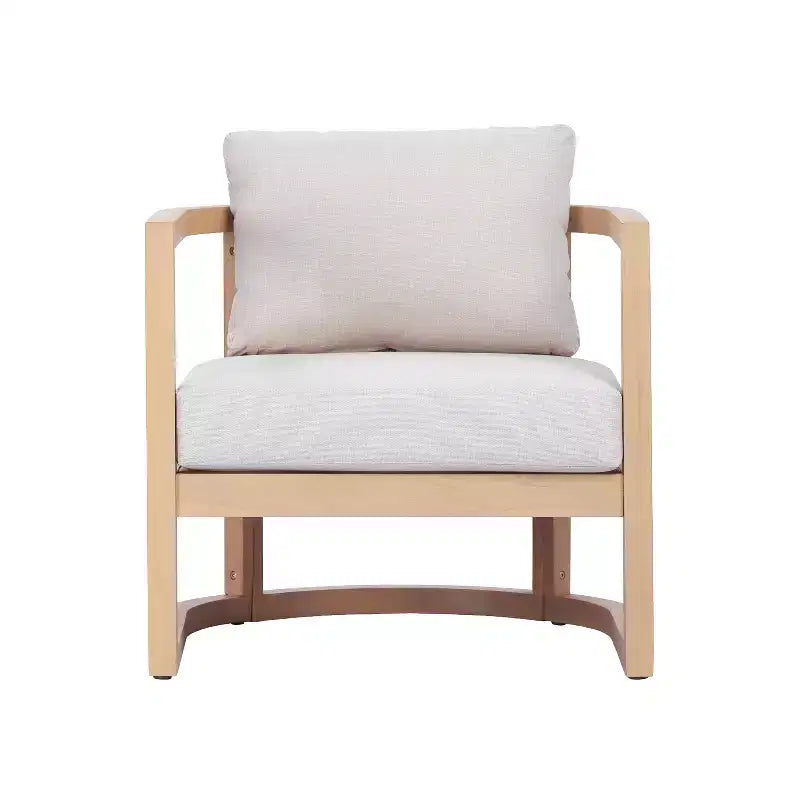 Christopher Knight Home Susan 4 Piece Patio Farmhouse Acacia Wood Rattan Seating Set with Slatted Table