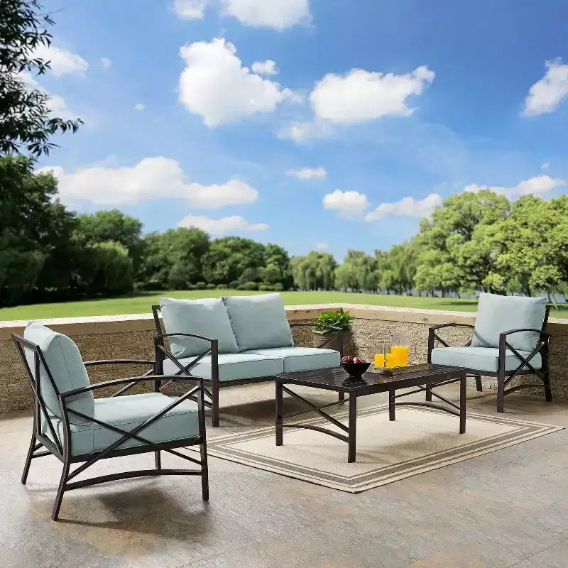 4pc Kaplan Outdoor Seating Set - Crosley