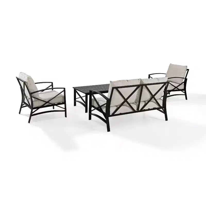 4pc Kaplan Outdoor Seating Set - Crosley