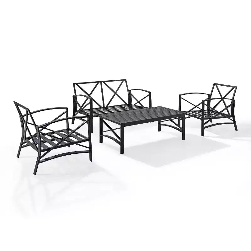 4pc Kaplan Outdoor Seating Set - Crosley