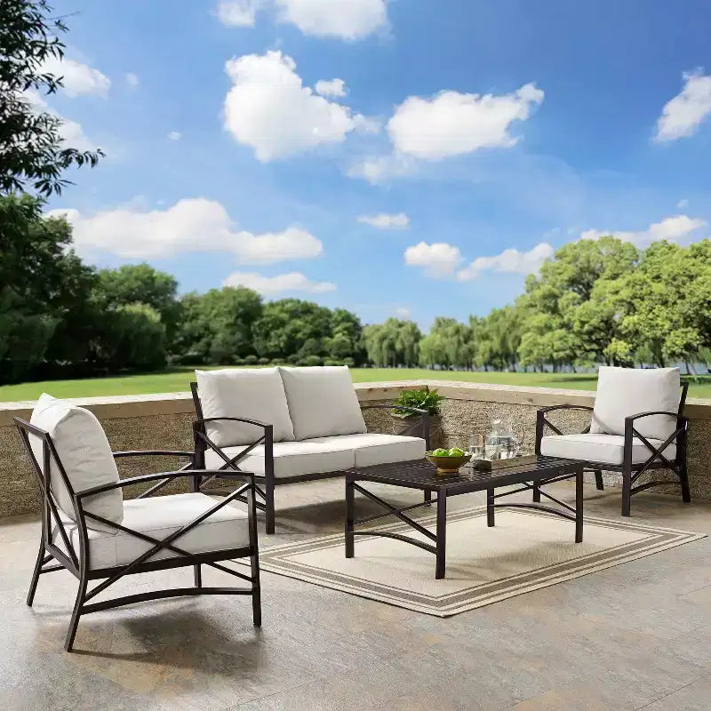 4pc Kaplan Outdoor Seating Set - Crosley