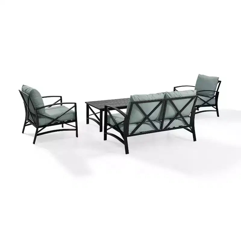 4pc Kaplan Outdoor Seating Set - Crosley