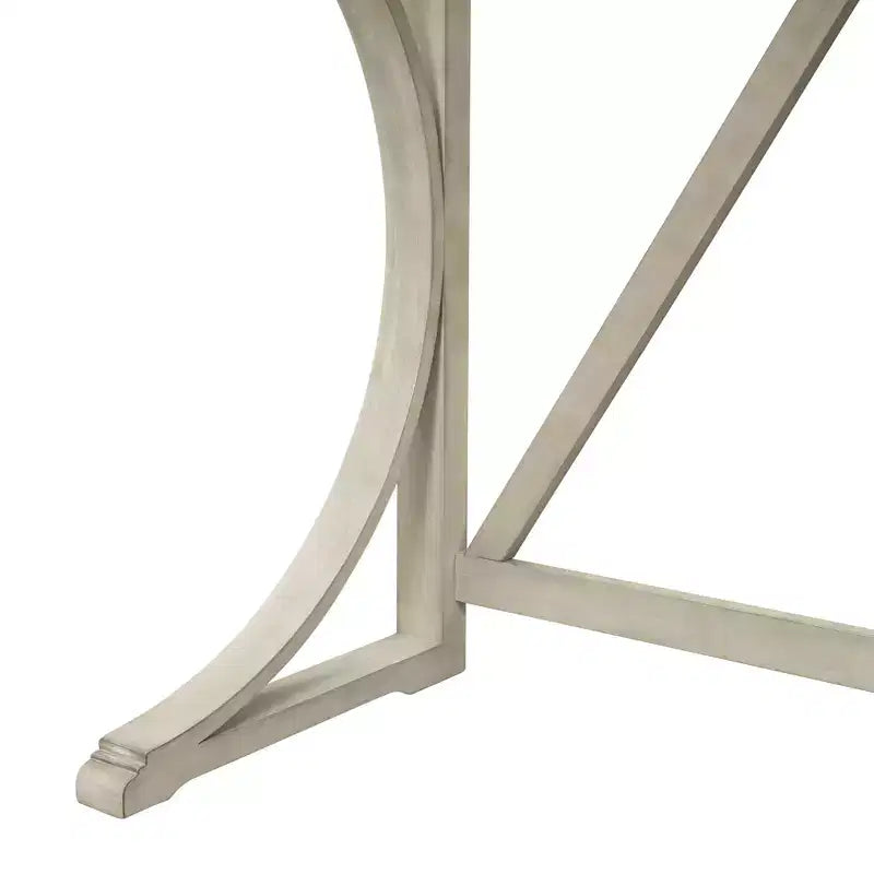 Farmhouse 3-Piece Counter Height Dining Table Set with USB Port and Upholstered Stools-ModernLuxe