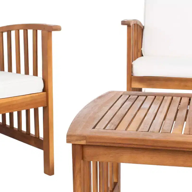 Rocklin 4 Piece Patio Set - Indoor/Outdoor - PAT7007 - Safavieh