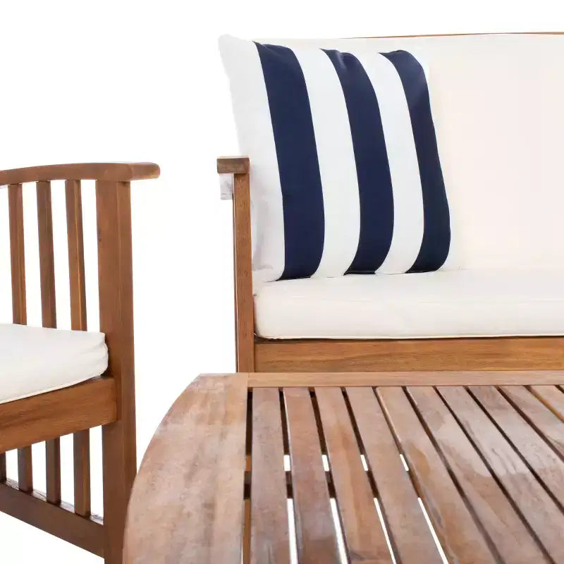 Rocklin 4 Piece Patio Set - Indoor/Outdoor - PAT7007 - Safavieh