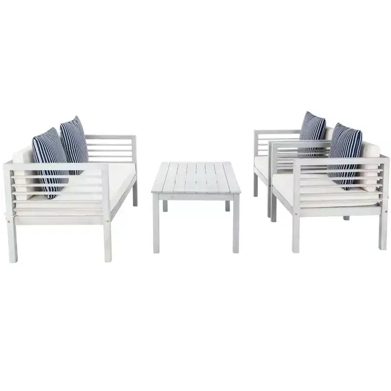 Alda 4 Piece Patio Set - Indoor/Outdoor - PAT7033 - Safavieh