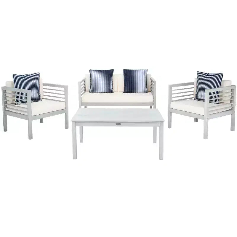 Alda Ensemble Patio 4 pièces - Intérieur/Extérieur - PAT7033 - Safavieh