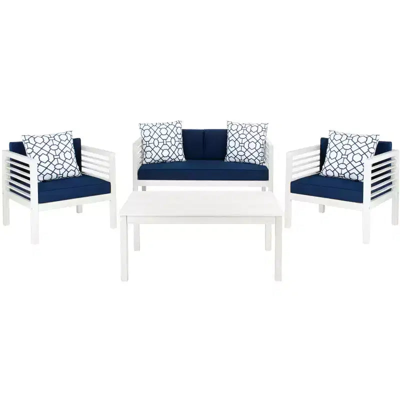 Alda Ensemble Patio 4 pièces - Intérieur/Extérieur - PAT7033 - Safavieh
