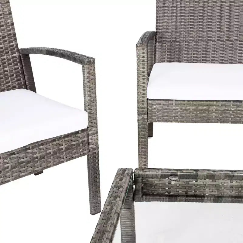Bassey 4 Piece Living Set - Indoor/Outdoor - PAT7507 - Safavieh