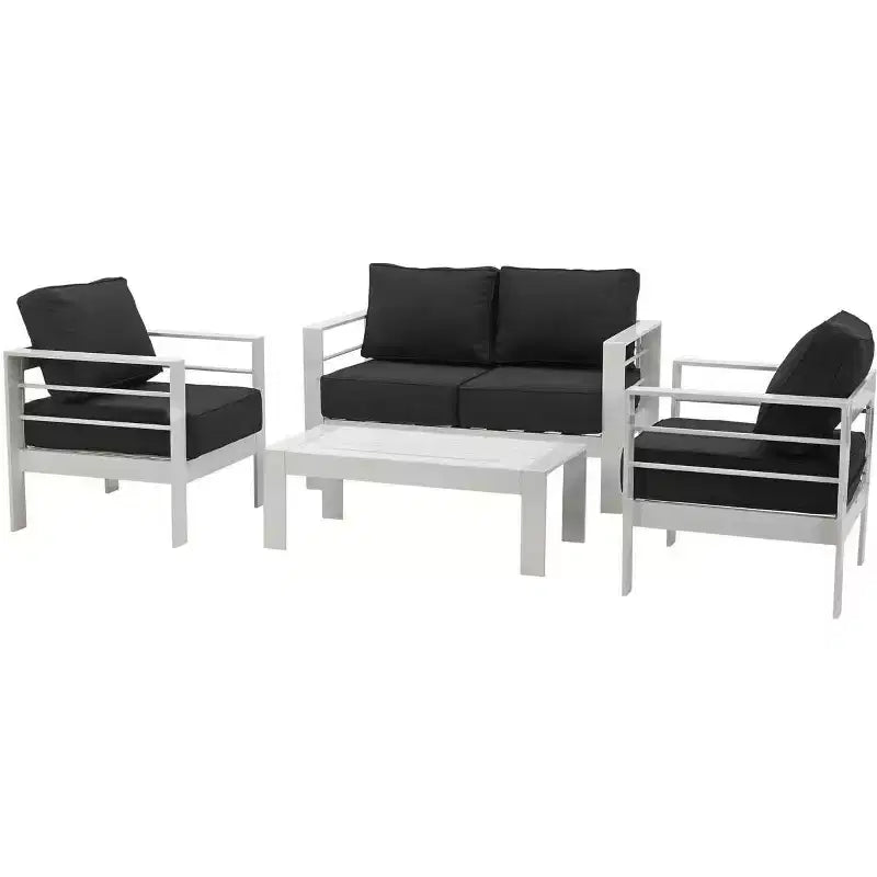 Nason 4 Piece Living Set - Indoor/Outdoor - PAT2516 - Safavieh
