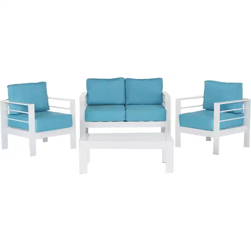 Nason 4 Piece Living Set - Indoor/Outdoor - PAT2516 - Safavieh