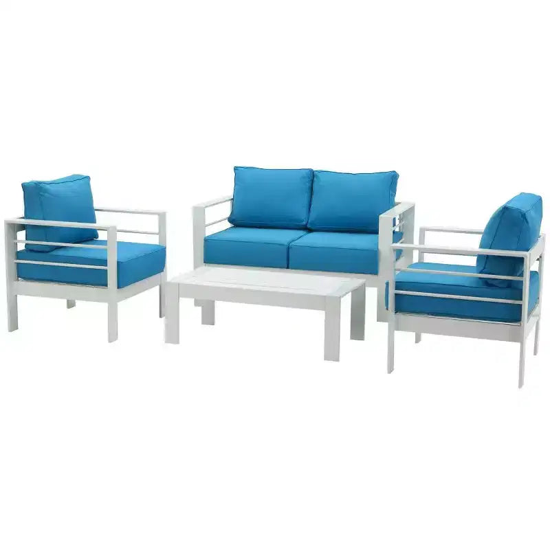 Nason 4 Piece Living Set - Indoor/Outdoor - PAT2516 - Safavieh