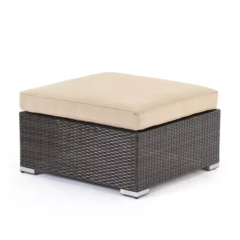 GODEER 7pc Wicker Outdoor Conversation Set